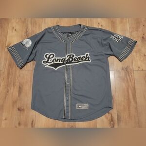 Colosseum 90s Long Beach State Dirtbags NCAA Baseball Jersey LBC XL Embroidered.
